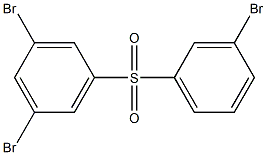 3,5-Dibromophenyl 3-bromophenyl sulfone 结构式