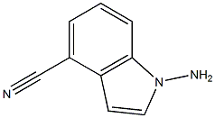 1-AMINO-1H-INDOLE-4-CARBONITRILE 结构式