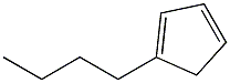 n-Butyl-Cyclopentadiene 95% 结构式