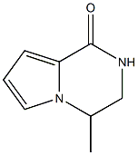 4-METHYL-3,4-DIHYDROPYRROLO[1,2-A]PYRAZIN-1(2H)-ONE 结构式