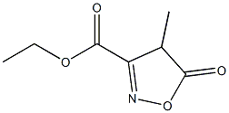 4-甲基-5氧络-4,5-二氢异恶唑-3-甲酸乙酯 结构式