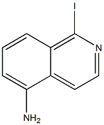 5-Amino-1-iodoisoquinoline 结构式