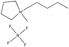 N-丁基-N-甲基吡咯烷四氟硼酸盐 结构式