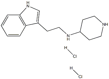 [2-(1H-Indol-3-yl)-ethyl]-piperidin-4-yl-aminedihydrochoride 结构式