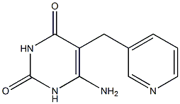 6-Amino-1-pyridin-3-ylmethyl-1H-pyrimidine-2,4-dione 结构式