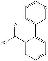 2-(3-Pyridinyl)benzoic acid 结构式