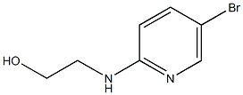 2-[(5-Bromo-2-pyridinyl)amino]-1-ethanol 结构式