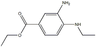 Ethyl 3-amino-4-(ethylamino)benzoate 结构式