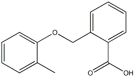 2-[(2-Methylphenoxy)methyl]benzoic acid 结构式