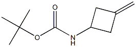 (3-Methylenecyclobutyl)carbamic acidtert-butyl ester 结构式