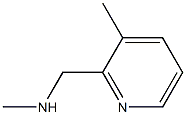 N-Methyl(3-methyl-2-pyridinyl)methanamine 结构式