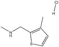 METHYL-(3-METHYL-THIOPHEN-2-YLMETHYL)-AMINE HYDROCHLORIDE 结构式