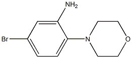 5-Bromo-2-(4-morpholinyl)aniline 结构式