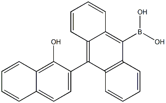 10-(2-萘)-9-蒽硼酸 结构式