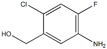 (5-氨基-2-氯-4-氟苯基)甲醇 结构式