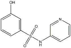 N-(3-Pyridyl)-1-phenol-3-sulfonamide 结构式