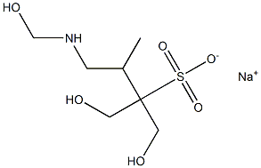 N-三(羟甲基)甲基-3-氨基丙磺酸钠盐 结构式