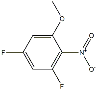 3,5-difluoro-2-nitroanisole 结构式