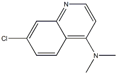 7-chloro-N,N-dimethylquinolin-4-amine 结构式