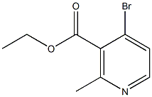 4-溴-2-甲基烟酸乙酯 结构式