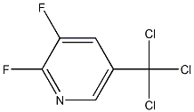 2,3-二氟-5-三氯甲基吡啶 结构式