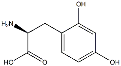 2,4-二羟基苯丙氨酸 结构式