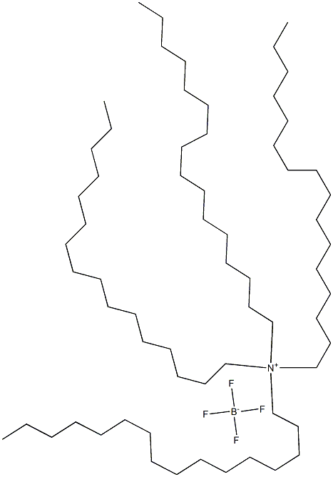 Tetrahexadecylammonium tetrafluoroborate purum, >=98.0% (N) 结构式