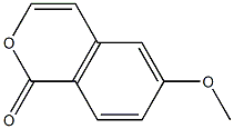 6-methoxy-1H-isochromen-1-one 结构式
