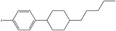 4-(4'-戊基环己基)碘苯 结构式