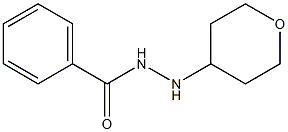 N'-(tetrahydro-2H-pyran-4-yl)benzohydrazide 结构式