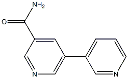 5-(pyridin-3-yl)pyridine-3-carboxamide 结构式