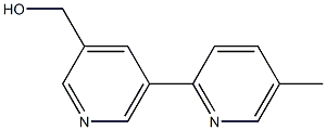 (5-(5-methylpyridin-2-yl)pyridin-3-yl)methanol 结构式