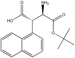 (R,S)-Boc-3-amino-2-(naphthalen-1-yl)-propionic acid 结构式