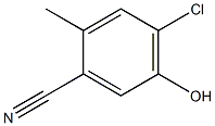 2-甲基-4-氯-5-羟基苯腈 结构式