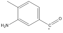 3-氨基-4-甲基苯甲酰 结构式