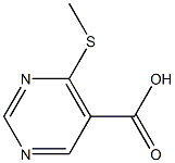 4-(Methylthio)pyriMidine-5-carboxylic acid 结构式
