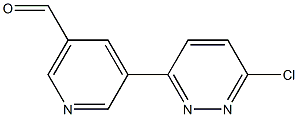 5-(6-chloropyridazin-3-yl)nicotinaldehyde 结构式