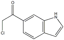 Ethanone, 2-chloro-1-(1H-indol-6-yl)- 结构式