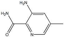 3-Amino-5-methyl-pyridine-2-carboxylic acid amide 结构式