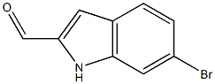 6-Bromo-1H-indole-2-carboxaldehyde 结构式