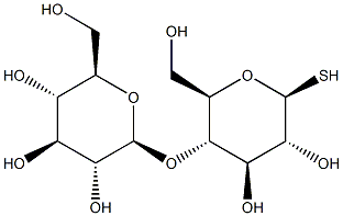 4-O-(b-D-Glucopyranosyl)-b-D-thioglucopyranose 结构式