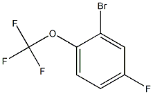 2-溴-4-氟三氟甲氧基苯 结构式