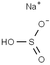 亚硫酸氢钠溶液(1%) 结构式