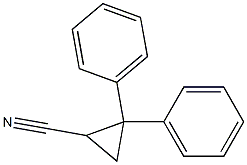 2,2-二苯基-氰基环丙烷 结构式