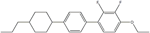 2,3-二氟-4-乙氧基-4'(4-丙基环己基)联苯 结构式