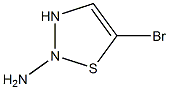 2-氨基-5-溴-噻二唑 结构式