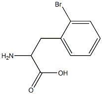 2-溴-DL-苯丙氨酸 结构式