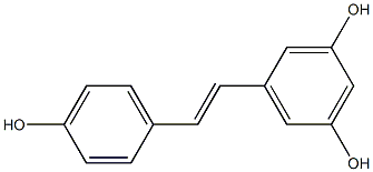 3,5,4'-三羟基二苯乙烯 结构式