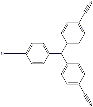 4,4',4''-三氰基三苯甲烷 结构式