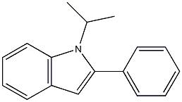 1-异丙基-2-苯基吲哚 结构式